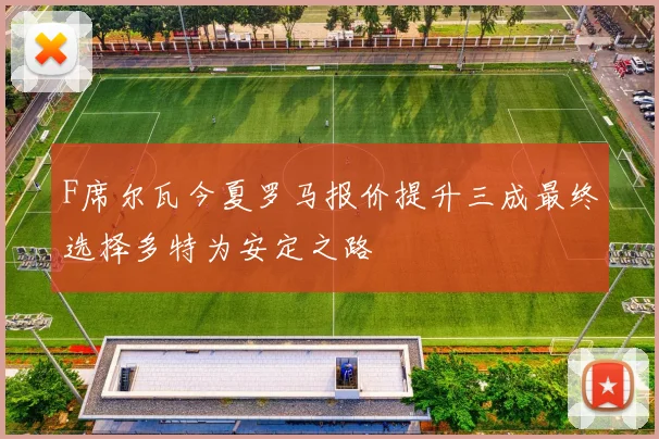 F席尔瓦今夏罗马报价提升三成最终选择多特为安定之路