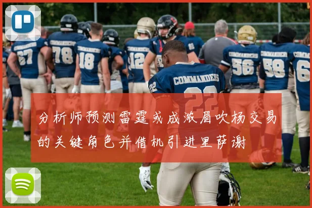 分析师预测雷霆或成浓眉吹杨交易的关键角色并借机引进里萨谢
